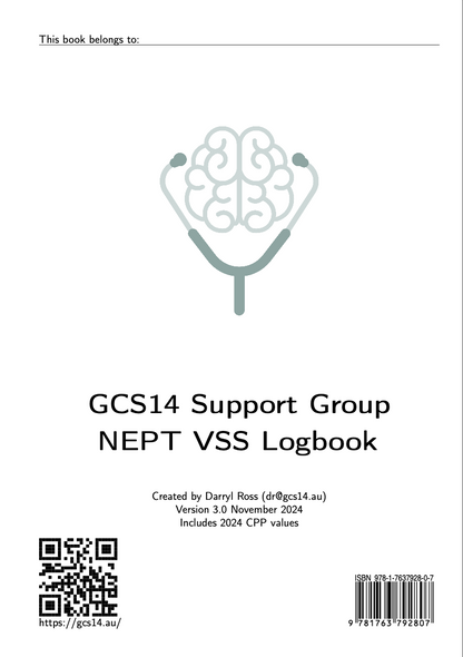 NEPT VSS Logbook v3.0 (Hardcopy)